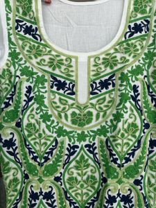 beautiful cotton salwar suit with embroidery the d