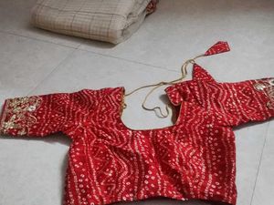 bandhni design saree