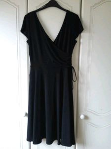 Van Heusen Classic Black Wrap Dress