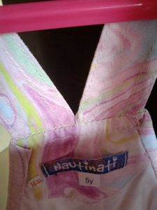 Pink Swirl Print Short Overalls