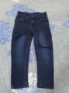 Classic Dark Wash Denim Jeans