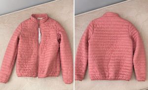 Pink Quilted Puffer Jacket