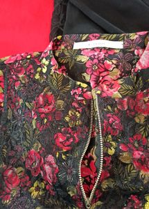 Black mulicored printed kurta