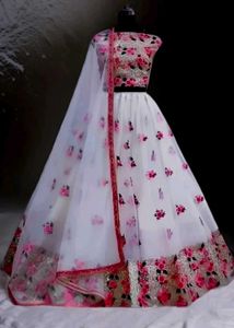 *B1G1* Embroidered Semi Stitched Lehanga Choli