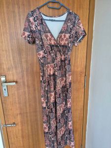 Shein Boho Patchwork Maxi Dress