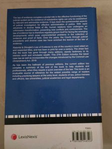 The Law of Evidence - 27th Edition
