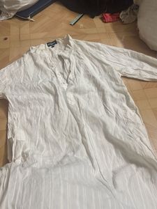 White Striped Kurta