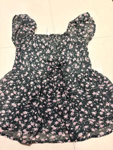 Chic Floral Print Mini Dress