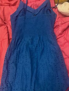 Blue Eyelet Sundress
