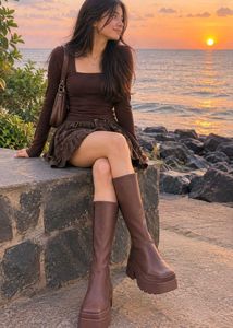 (Winter 🥶 essential)Chunky Platform Boots