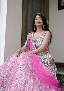 Beautiful Floral Print Lehenga Choli