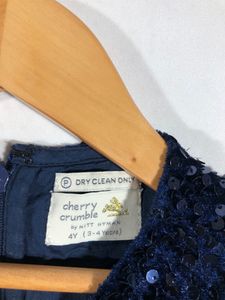 Navy Blue Sequence Dress(Girl’s)