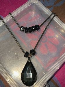 DUO DEAL:  Teardrop Pendant Necklace AND BL