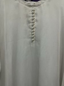 Elegant White Pakistani Dress