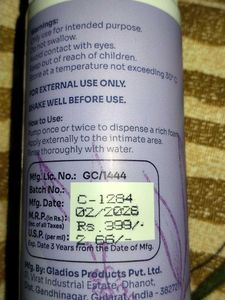 Kitcoz Daily Intimate Wash for Women