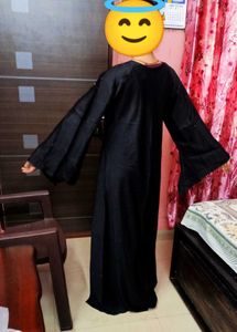 Elegant Black Abaya with Embellishments