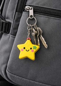 Cutie Yellow Star Keychain