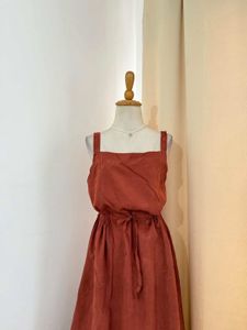 Chic Red Midi Dress