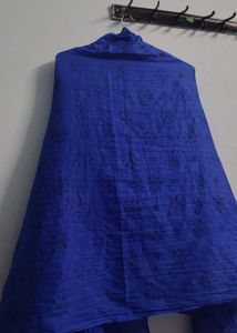 Vibrant Blue cotton duptta