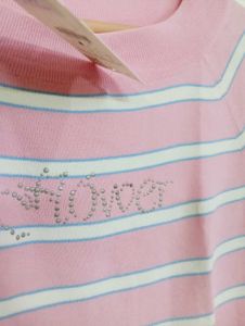 Striped Short Sleeve Top