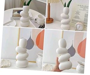 2 Sculptural Ceramic Vase