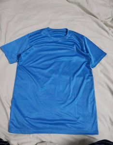 Combo of 2 Blue Active Unisex T-Shirts
