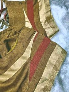 Gold Colour Silk Blouse