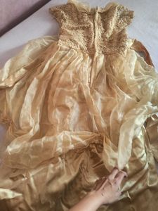 Girls Princess Belle Inspired Gown