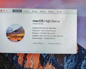 MacBook Pro Laptop 13 inch