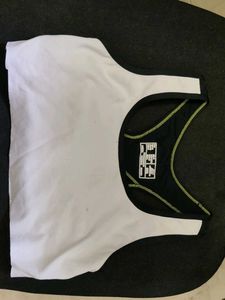 White &amp; Black Sports Bra