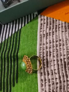 Green Stone Ring