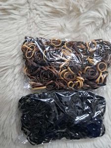 Bulk Hair Ties - Black &amp; Brown