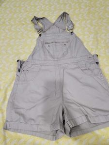 Denim Dangri Short Overalls
