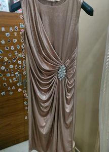 Elegant Bronze Party Dress