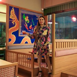 Floral Print Mini Dress