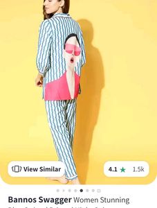 (Bannos Swagger 😎)Women's Striped Pajama Set