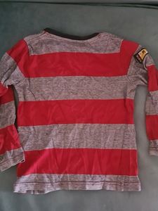 Boys T-shirt Colour Red