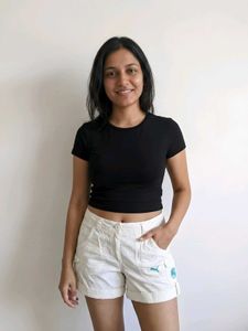 Puma White Cargo Shorts Size 30