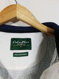 Color Plus White Printed T-Shirt (Men)