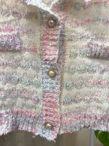 Crop Korean Knit Cardigan