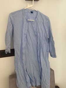 Blue Floral Tunic