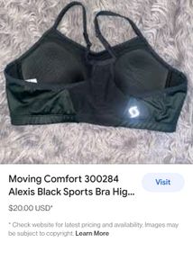 Imported Sports Bra Black