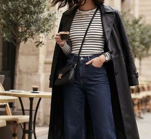 H&amp;M Ribbed Jersey stripped Top