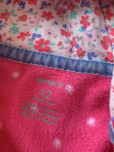 Cute Pink Polka Dot Fleece Onesie