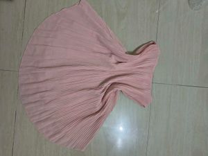 Pleated Pink Top