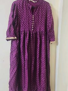 Elegant Purple Ethnic kurti