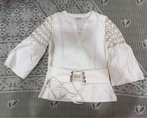 Lace Sleeve Top