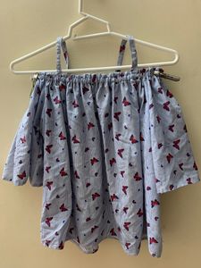 Off sholder crop top