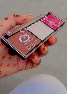 3-in-1 Contour, Highlighter &amp; Blusher Palette