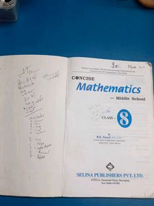 Concise Mathematics, Middle School, Class 8